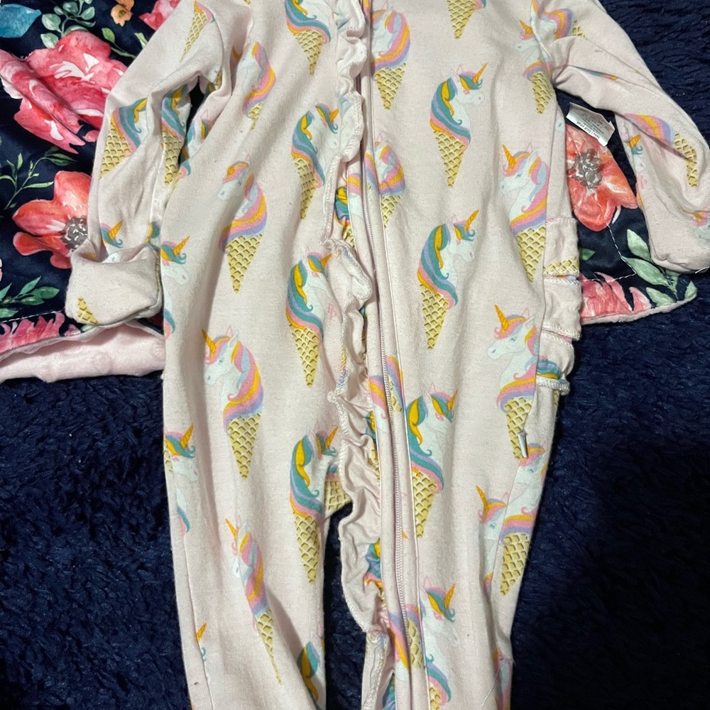 Posh Peanut Cream Footies with Full-Body Design